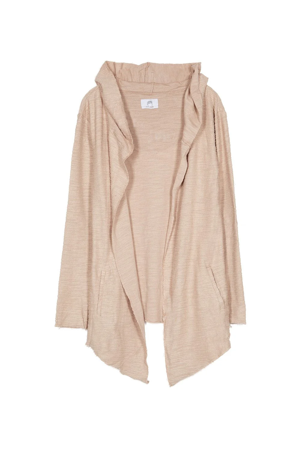Cape coton flammé beige - Image 5