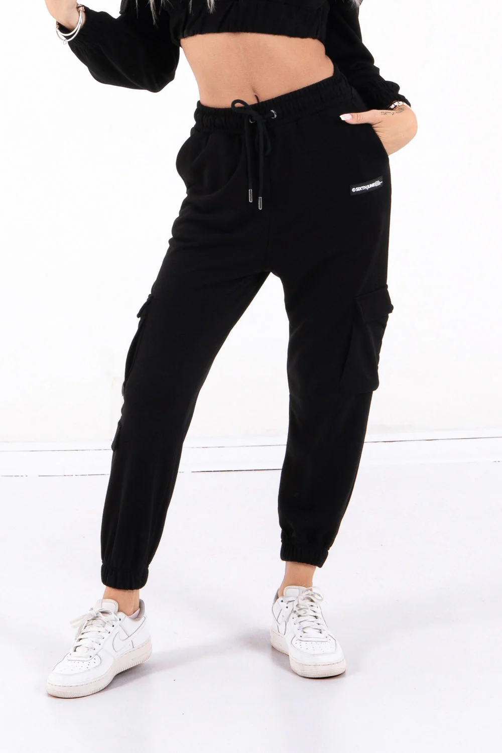 Jogging poches cargo Noir
