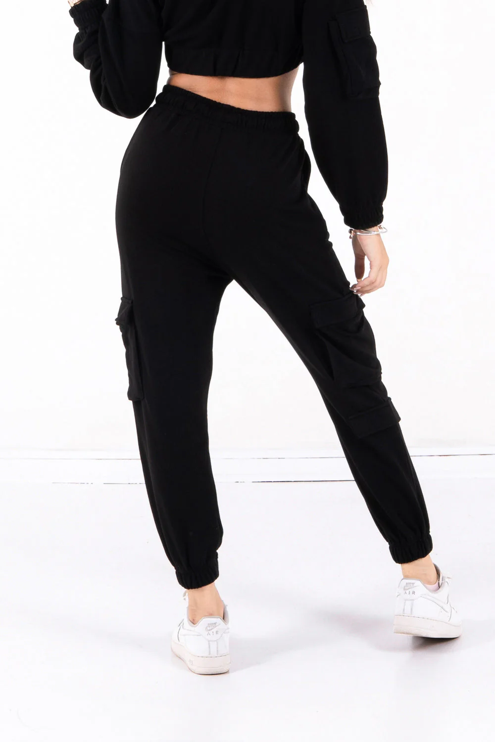Jogging poches cargo Noir - Image 5