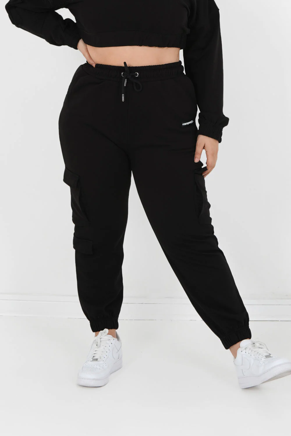Jogging poches cargo Noir - Image 8