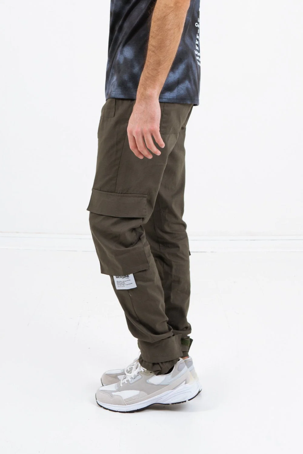 Pantalon cargo scratch chevilles kaki - Image 4