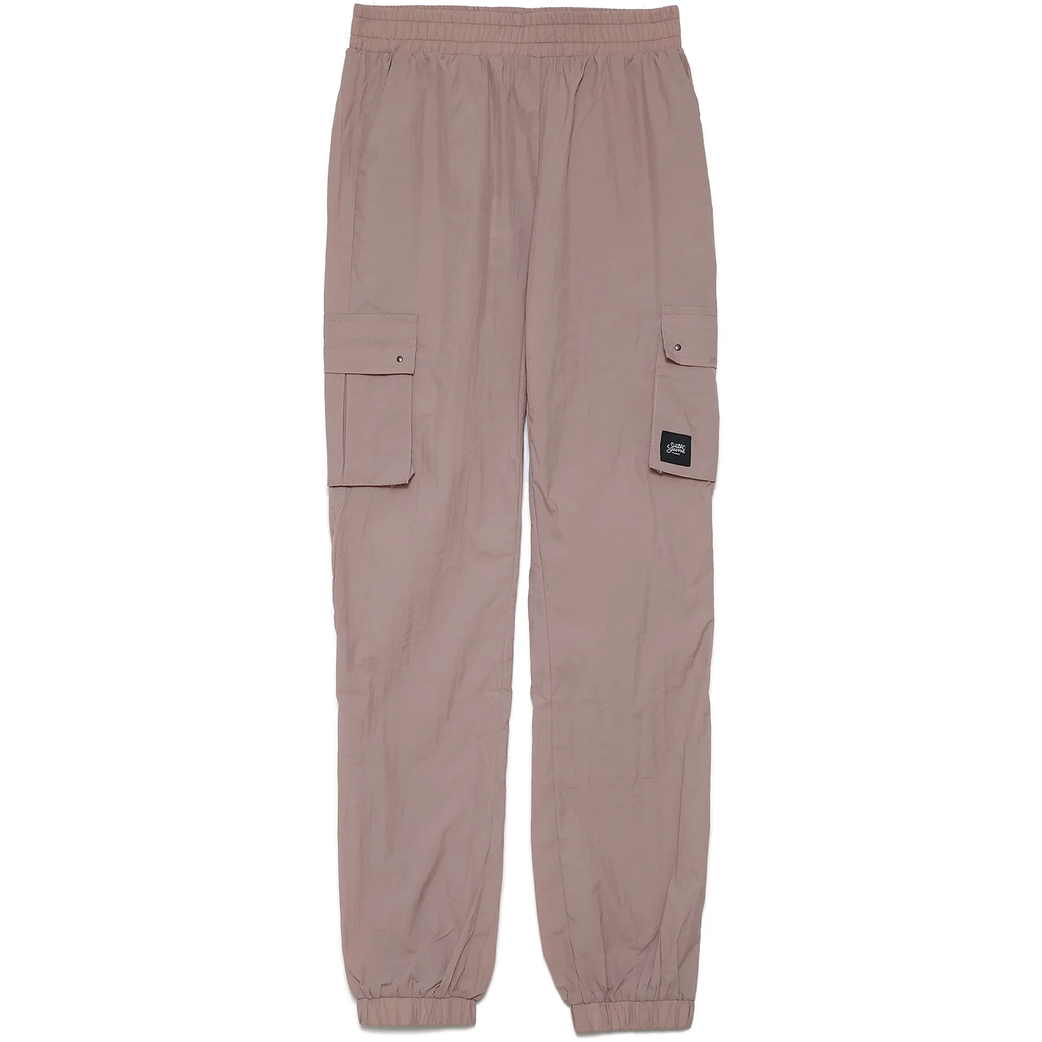 Jogging nylon poches rose poudré