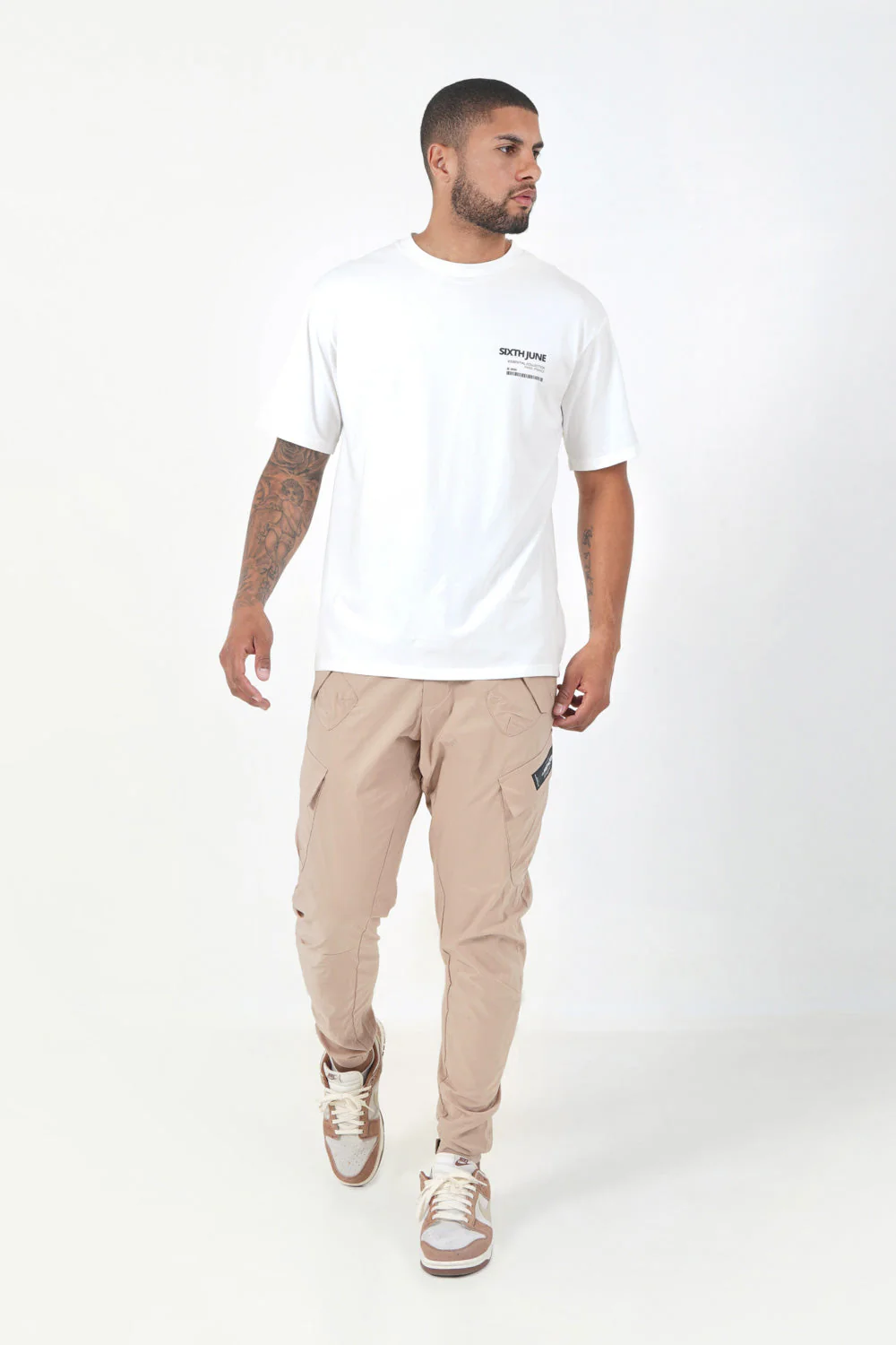Pantalon cargo léger Beige - Image 2