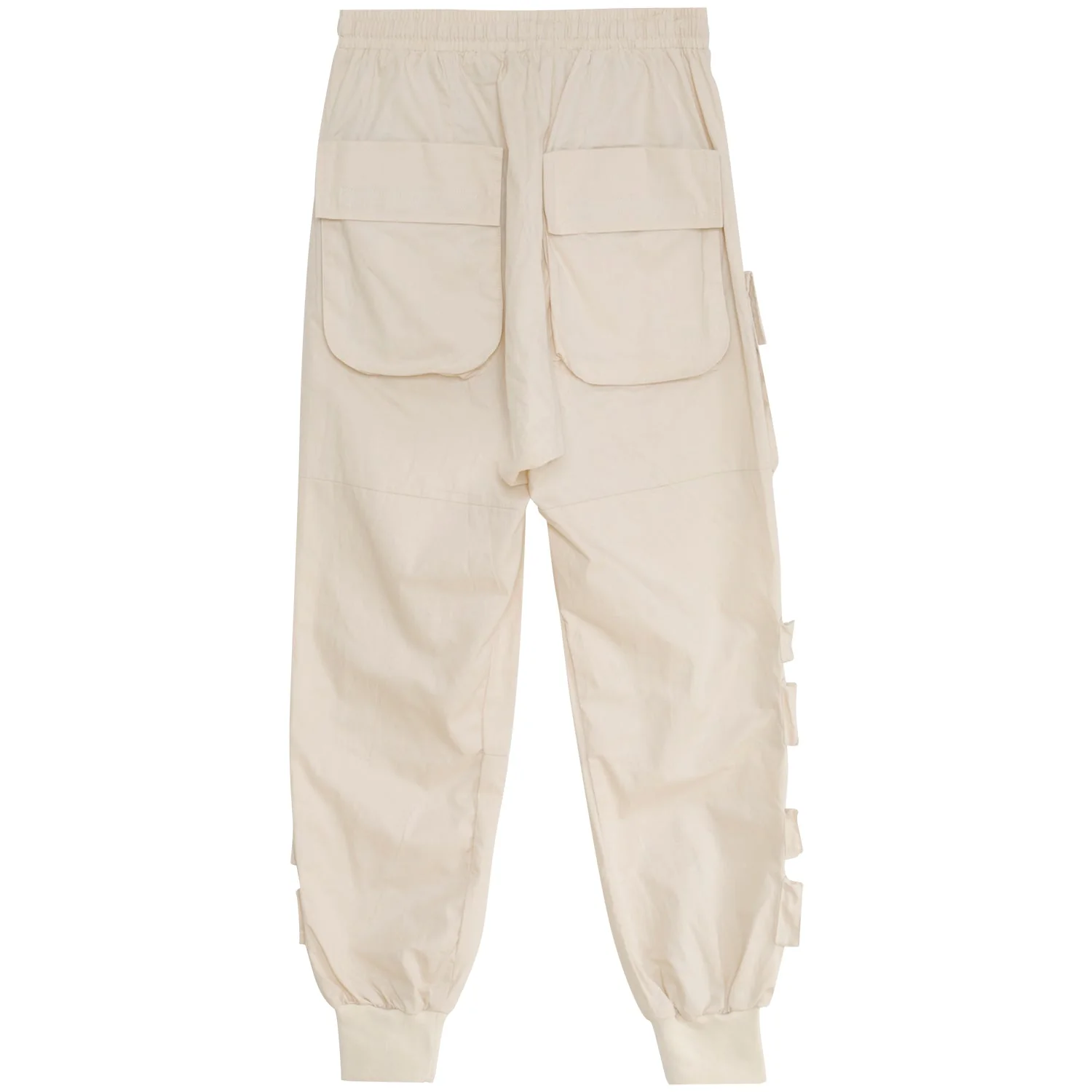 Pantalon cargo tactique large Beige clair - Image 7