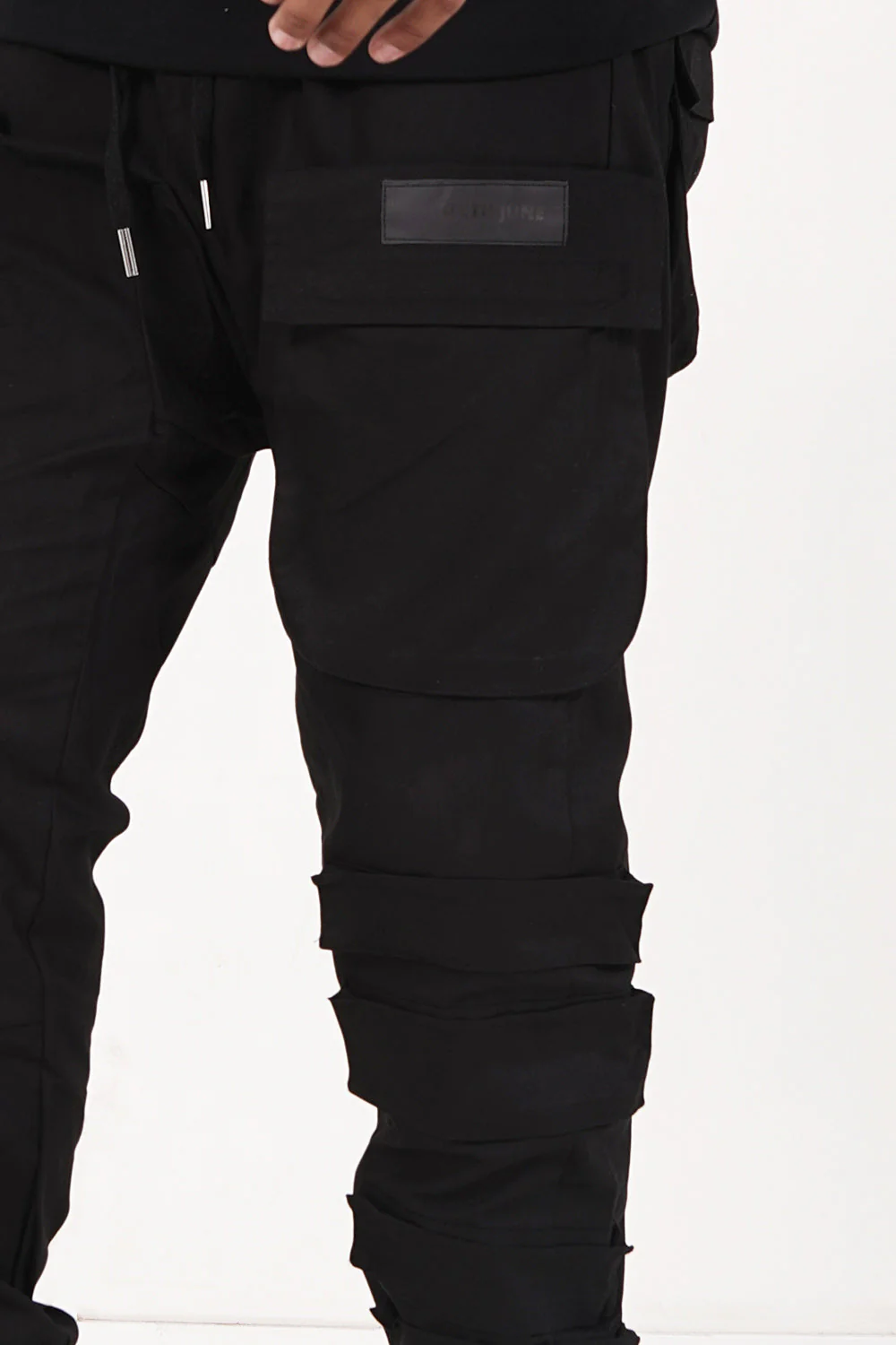Pantalon cargo tactique large Noir - Image 3