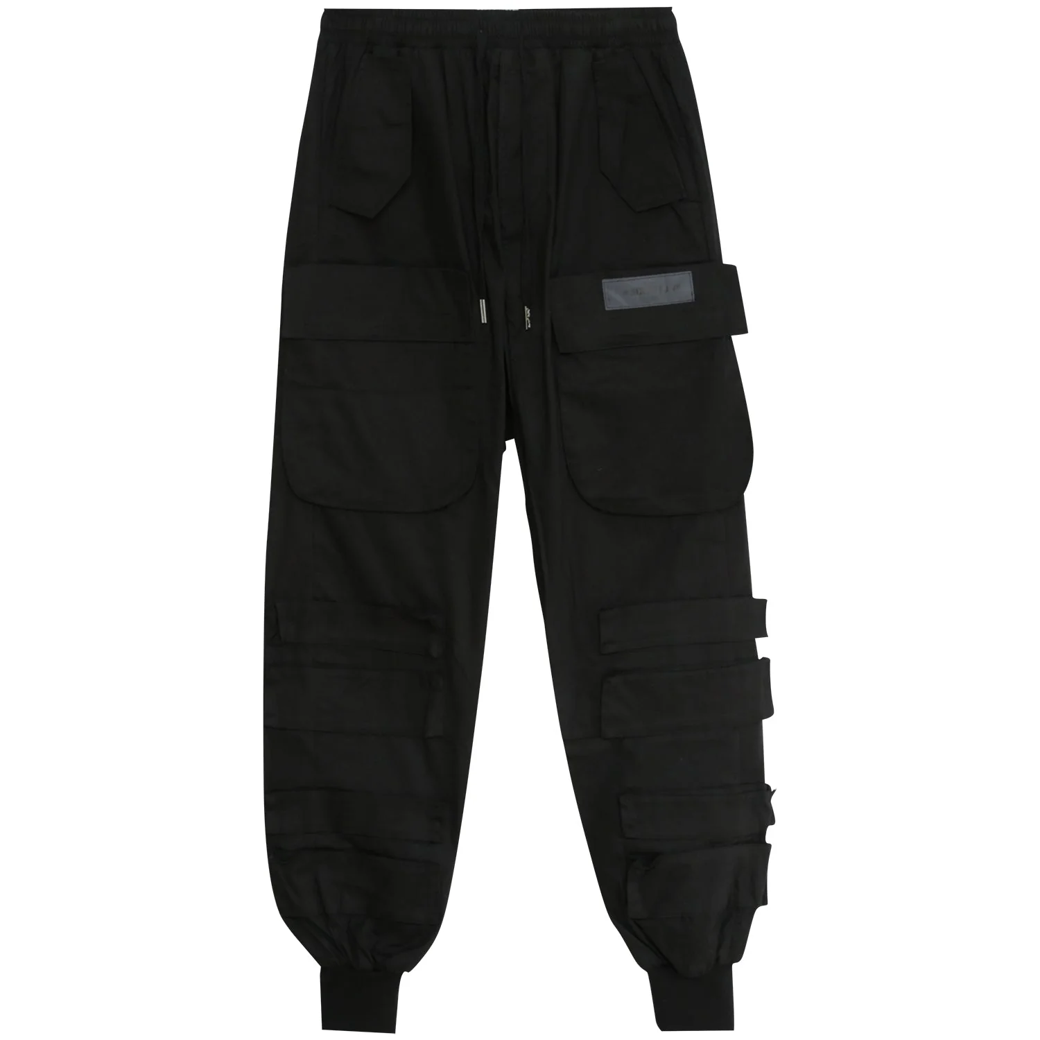 Pantalon cargo tactique large Noir - Image 6