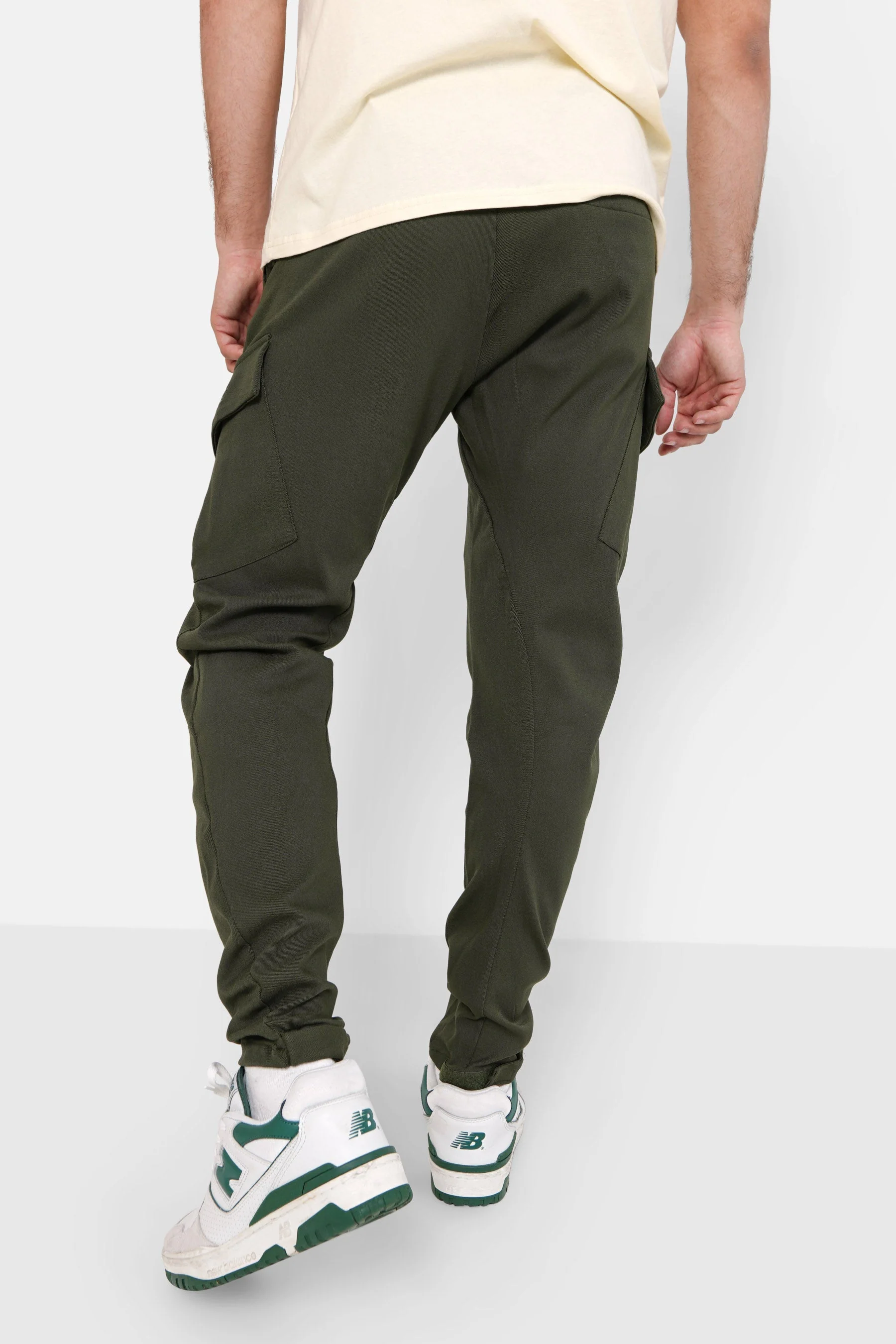 Pantalon cargo poches avant Vert kaki - Image 5