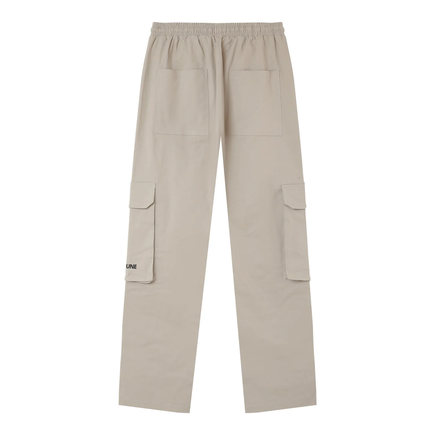 Pantalon cargo boutons chevilles Beige - Image 7