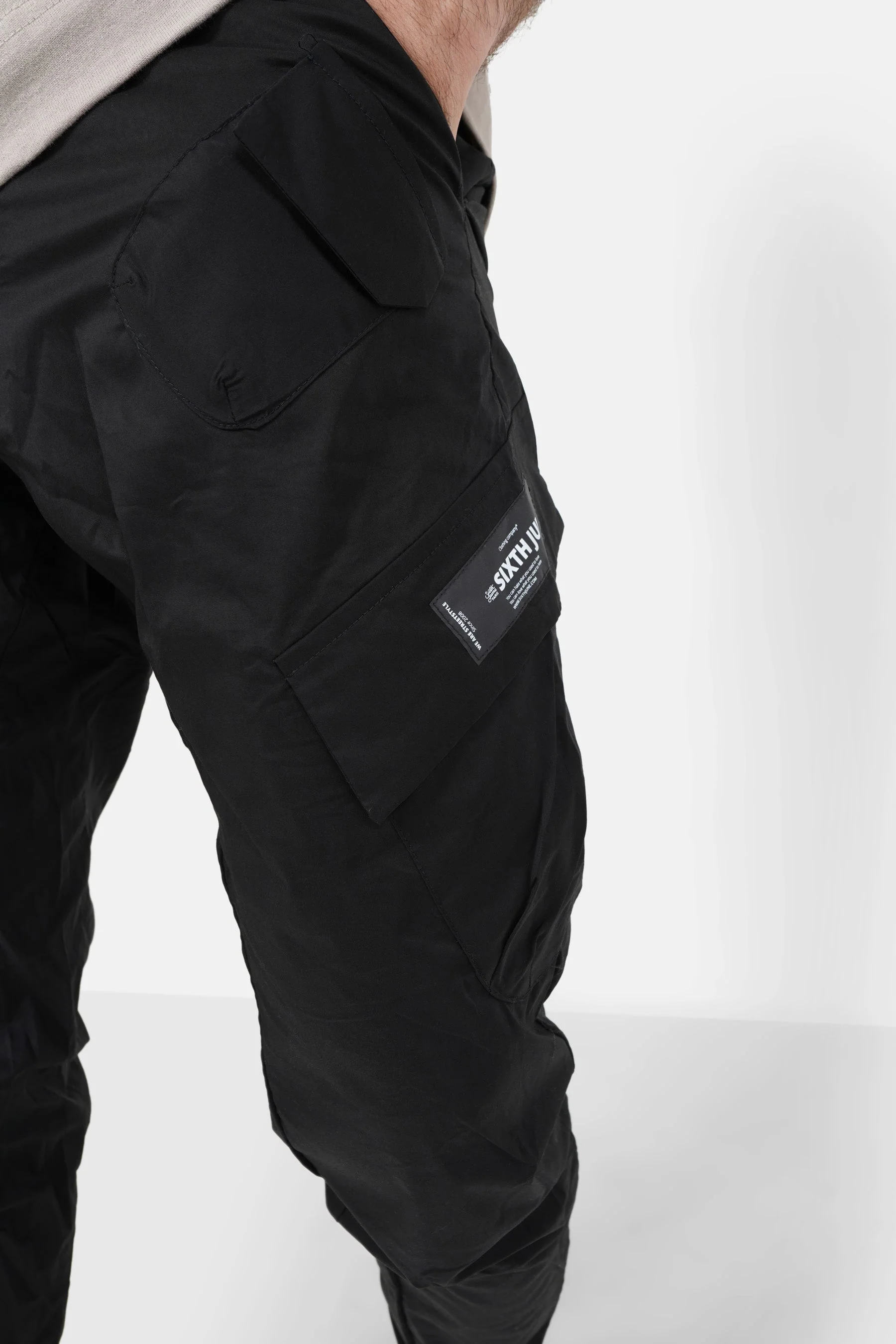 Pantalon cargo léger Noir - Image 3
