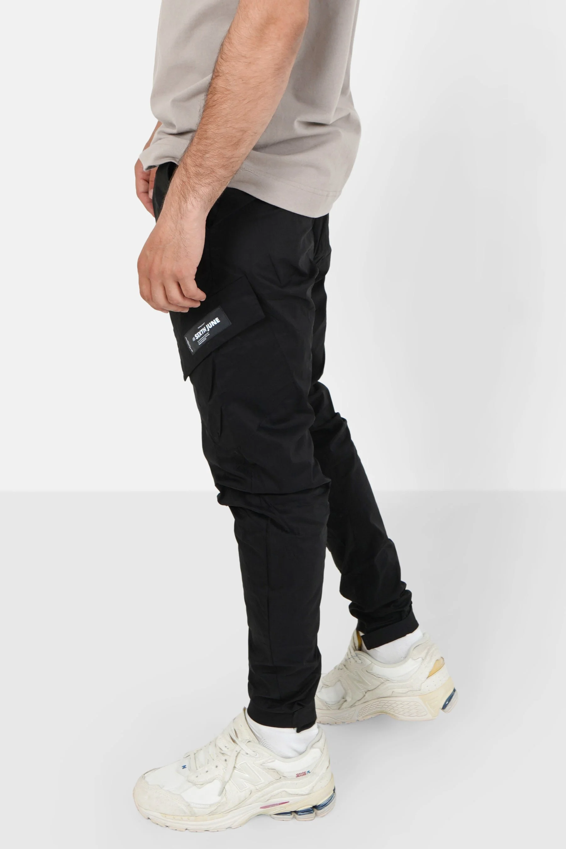 Pantalon cargo léger Noir - Image 4