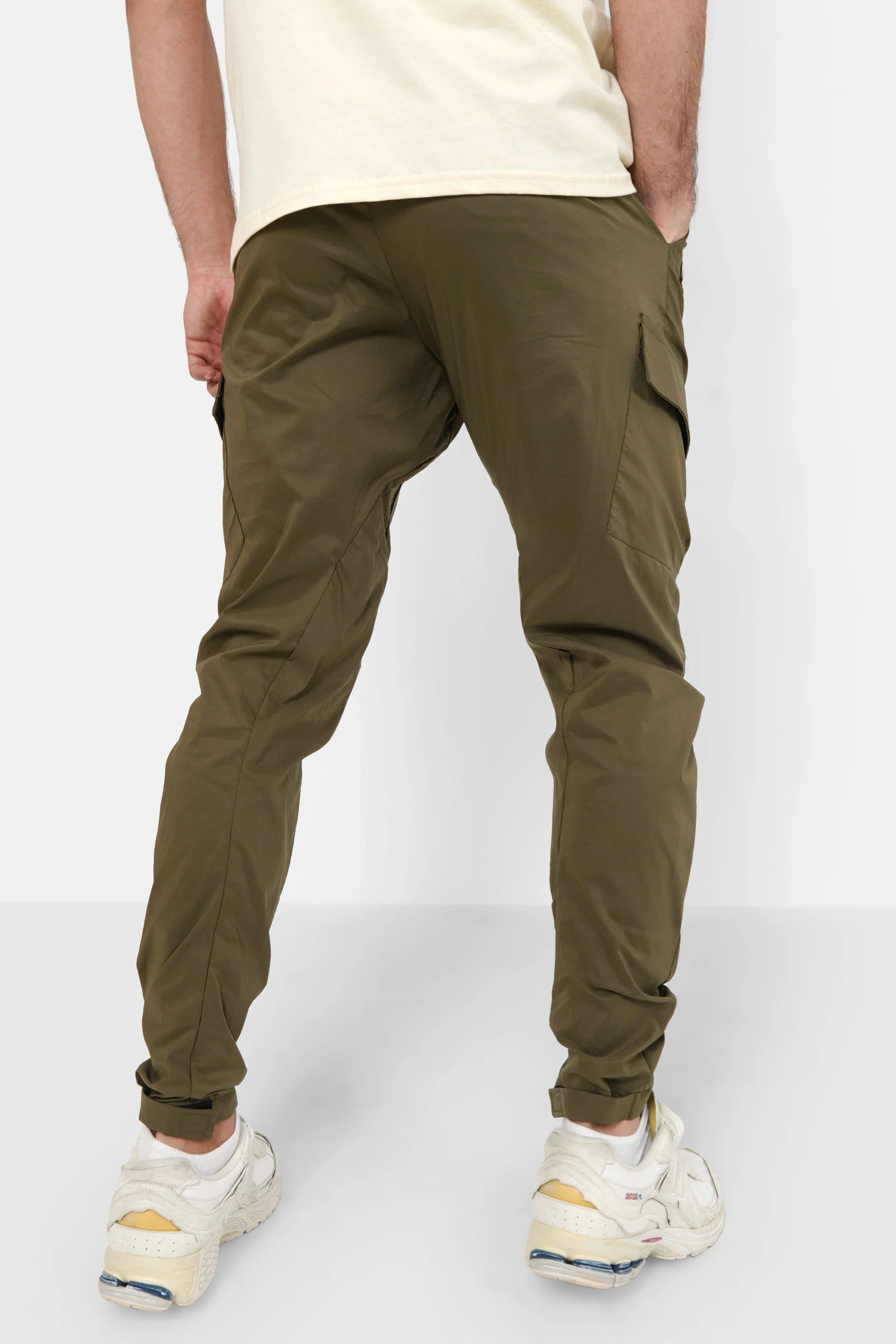 Pantalon cargo léger Vert kaki - Image 5
