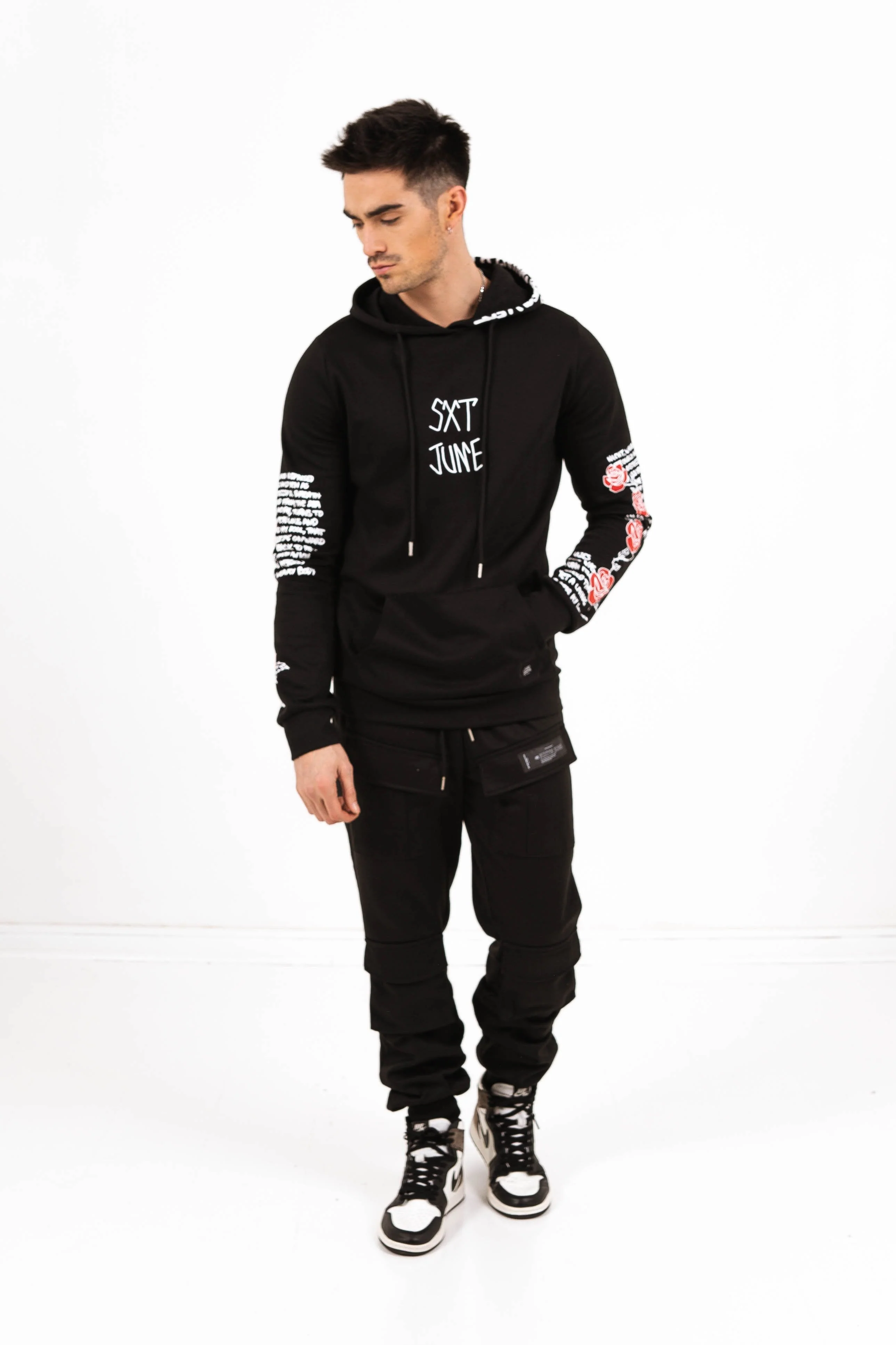 Jogging poches cargo noir - Image 2