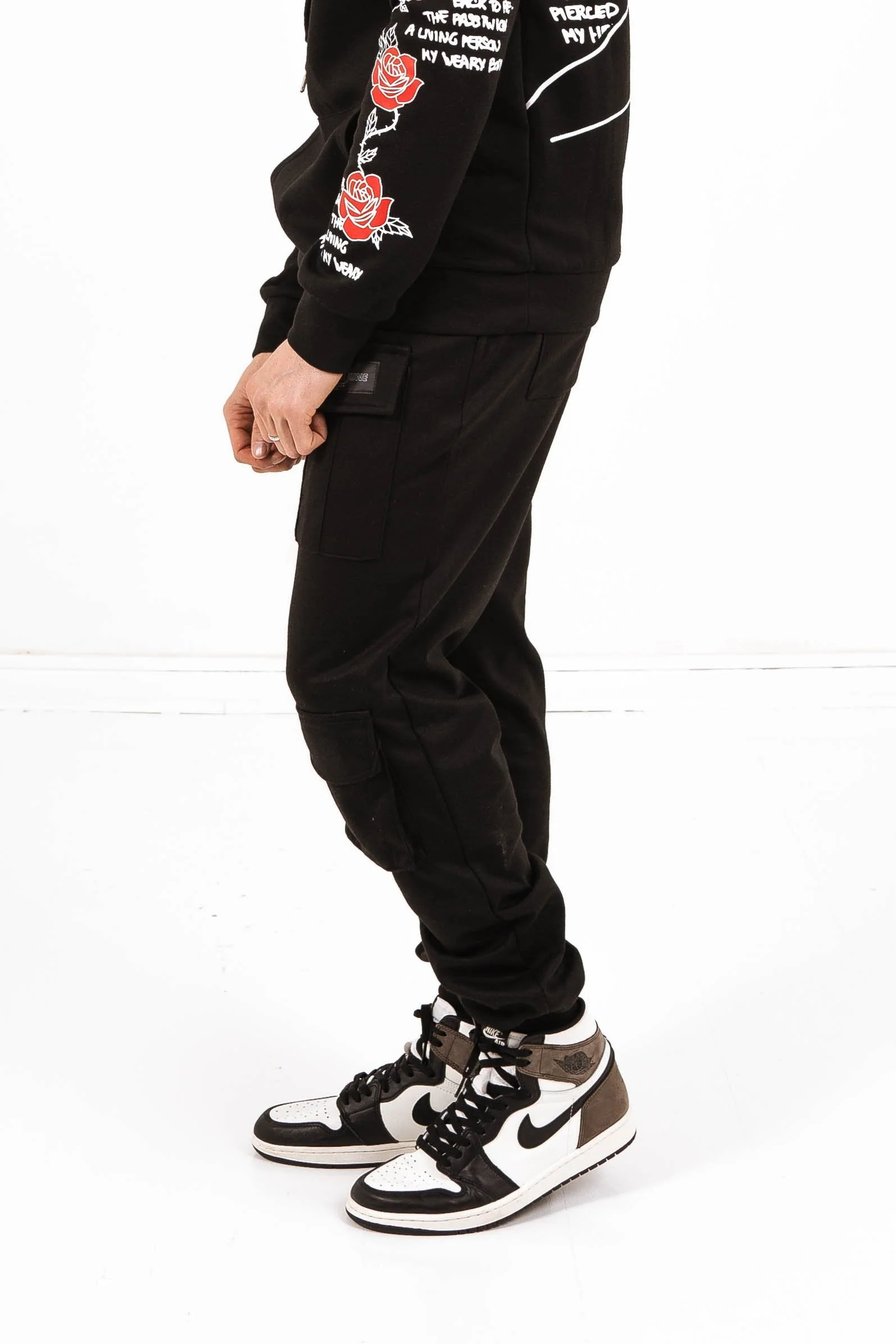 Jogging poches cargo noir - Image 4