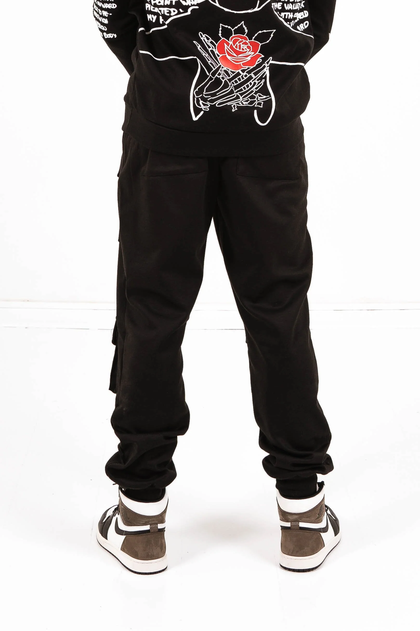 Jogging poches cargo noir - Image 5
