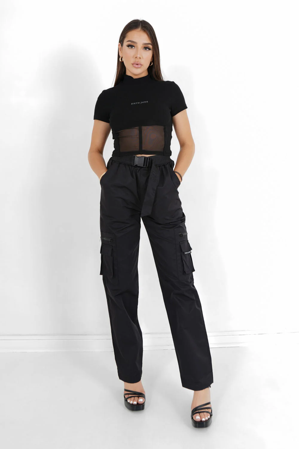 Cargo tactique ceinture Noir - Image 2
