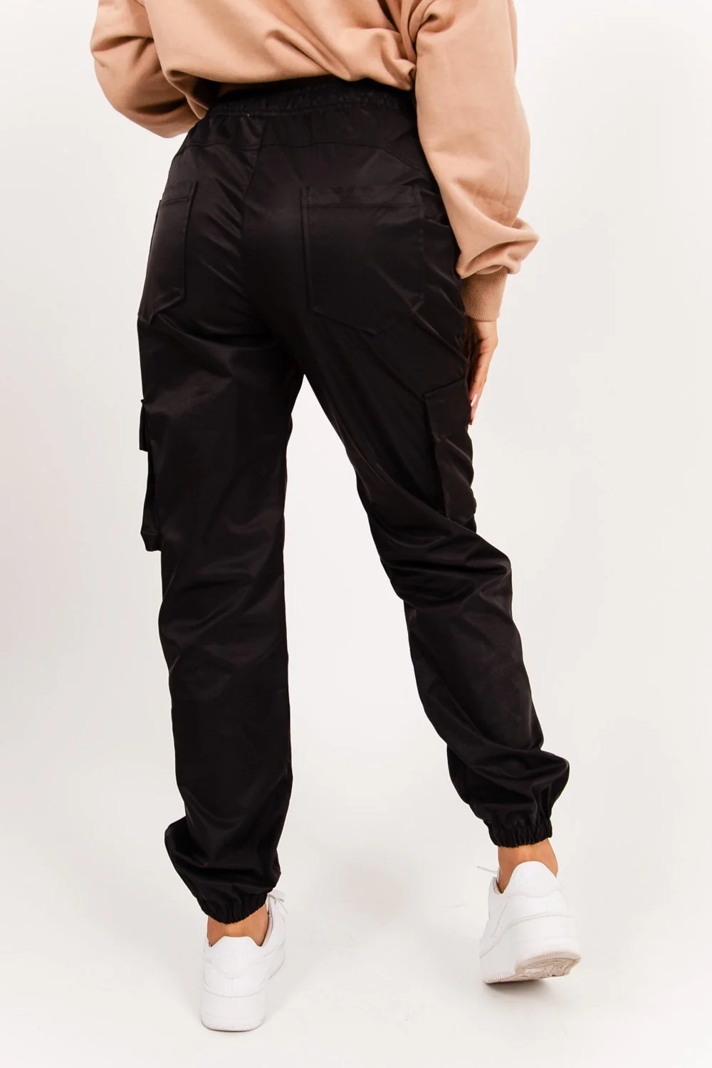 Pantalon cargo ceinture noir - Image 5
