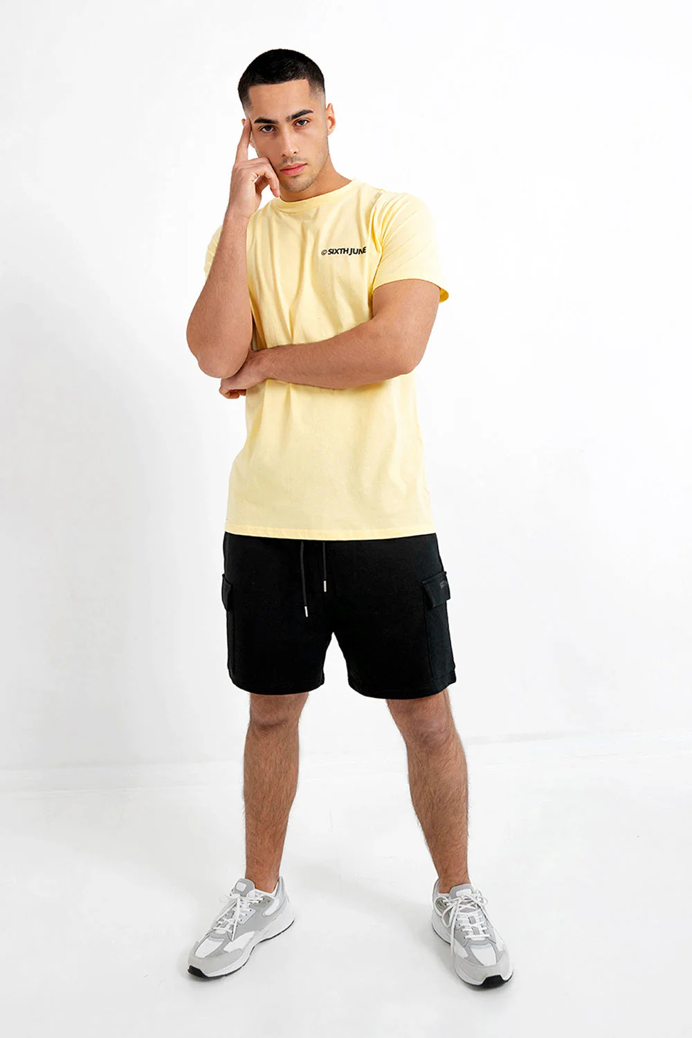 Short poches cargo Noir - Image 2