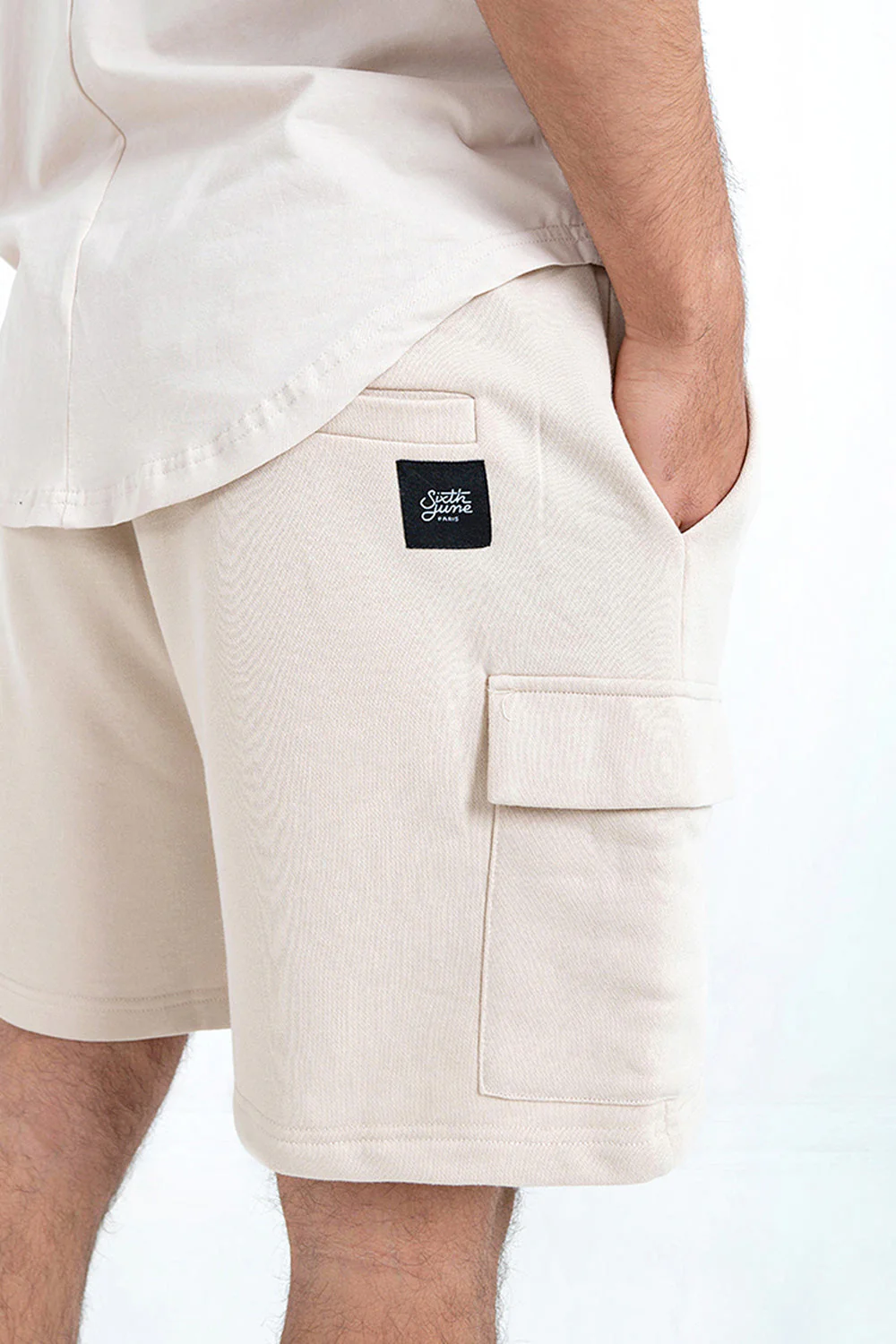 Short poches cargo Beige - Image 3