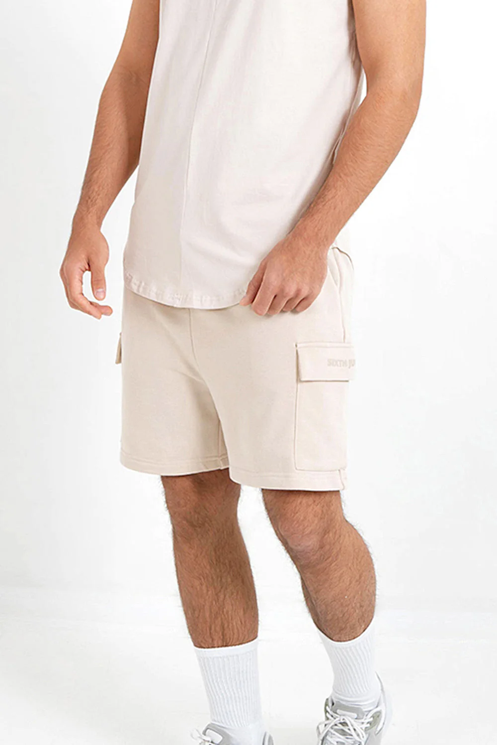Short poches cargo Beige - Image 4
