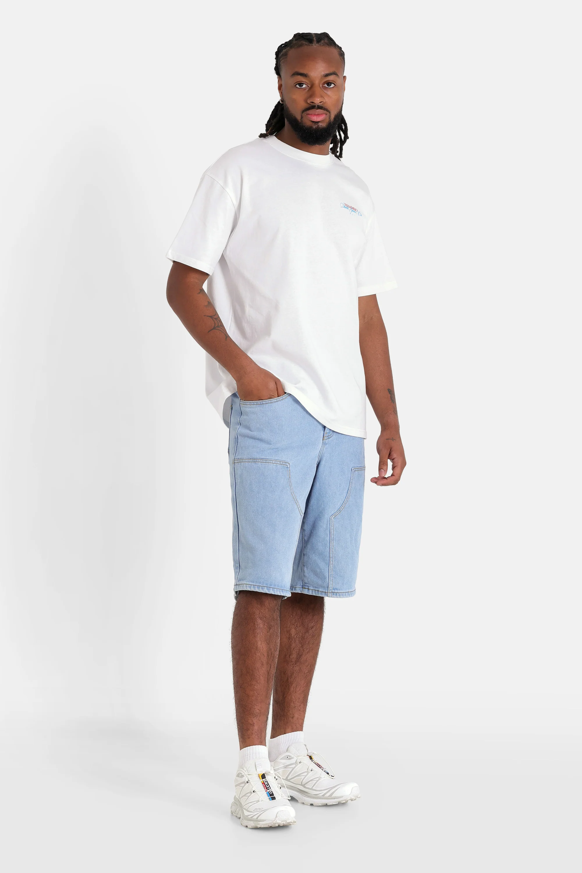 Short jean carpenter Bleu clair - Image 2