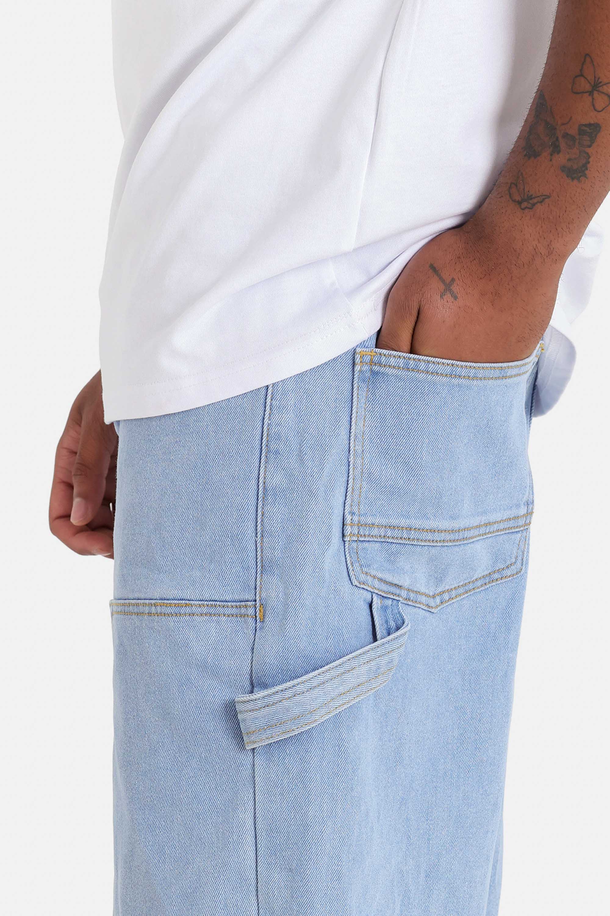 Short jean carpenter Bleu clair - Image 3