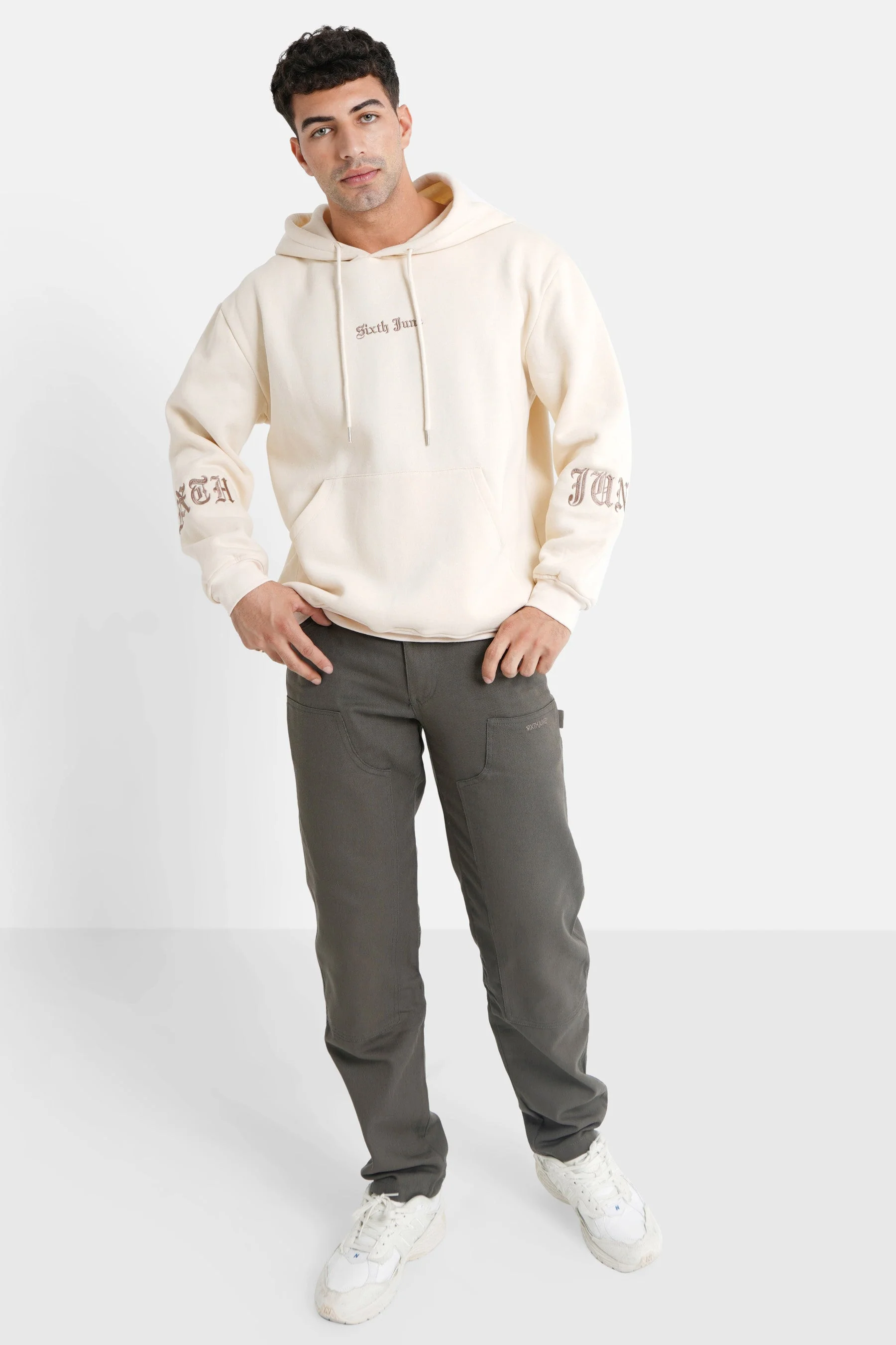 Pantalon carpenter poches Gris foncé - Image 2