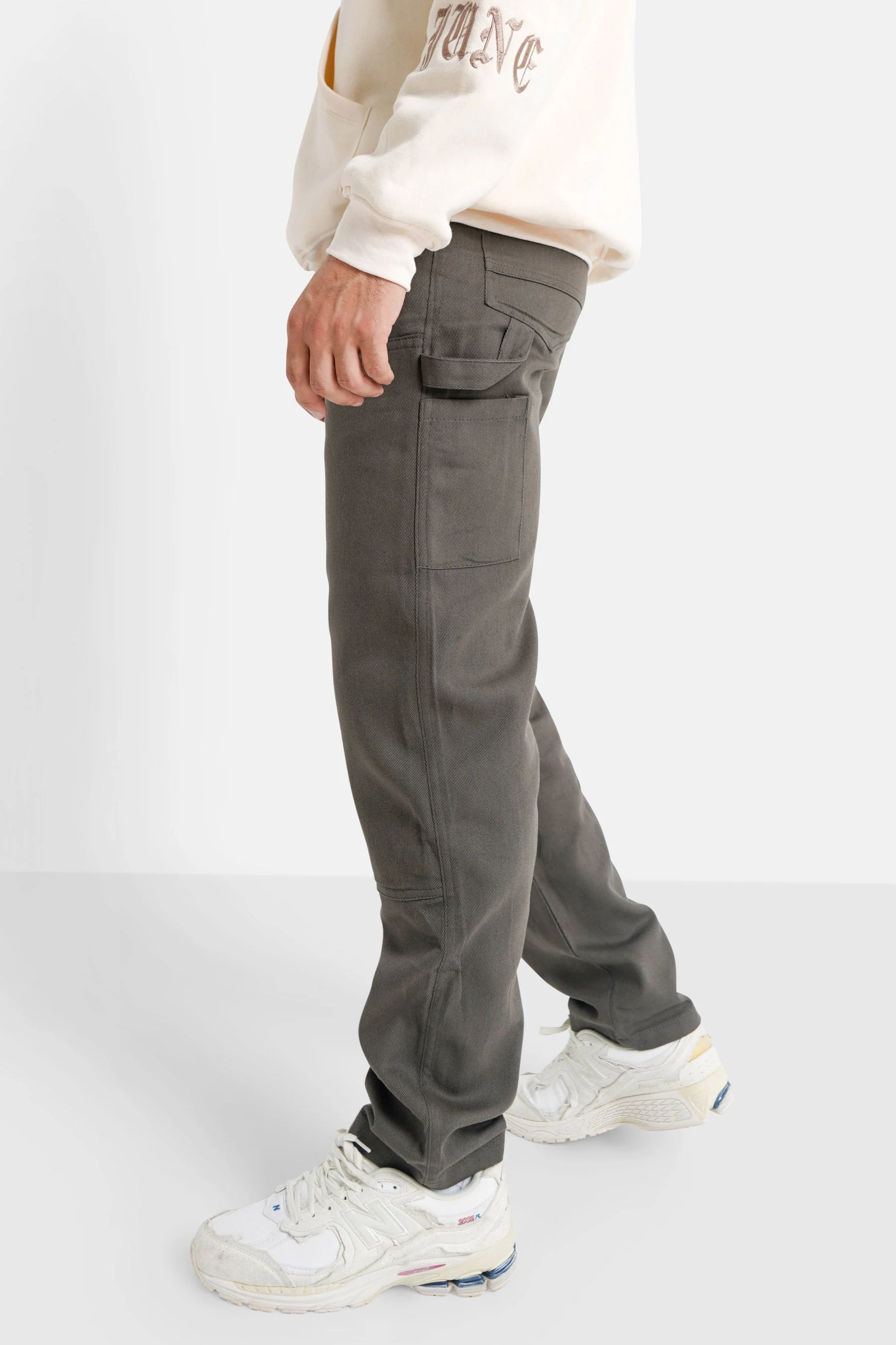 Pantalon carpenter poches Gris foncé - Image 5
