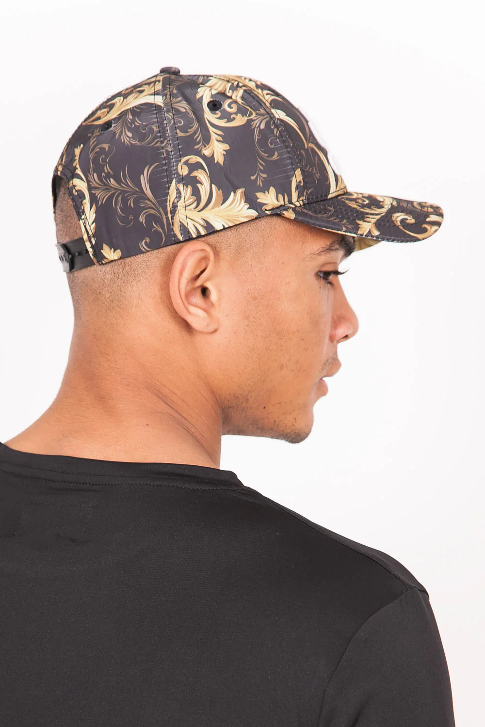 Casquette baroque or gris noir - Image 3