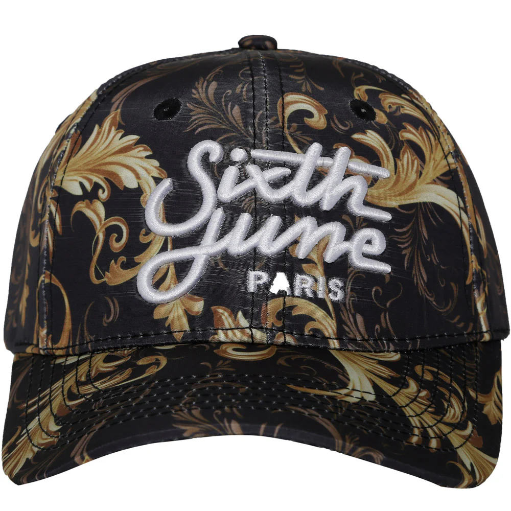Casquette baroque or gris noir - Image 6
