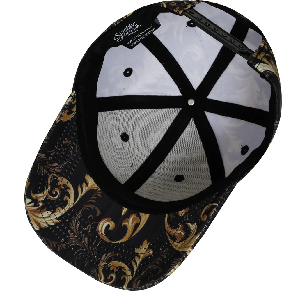 Casquette baroque or gris noir - Image 8