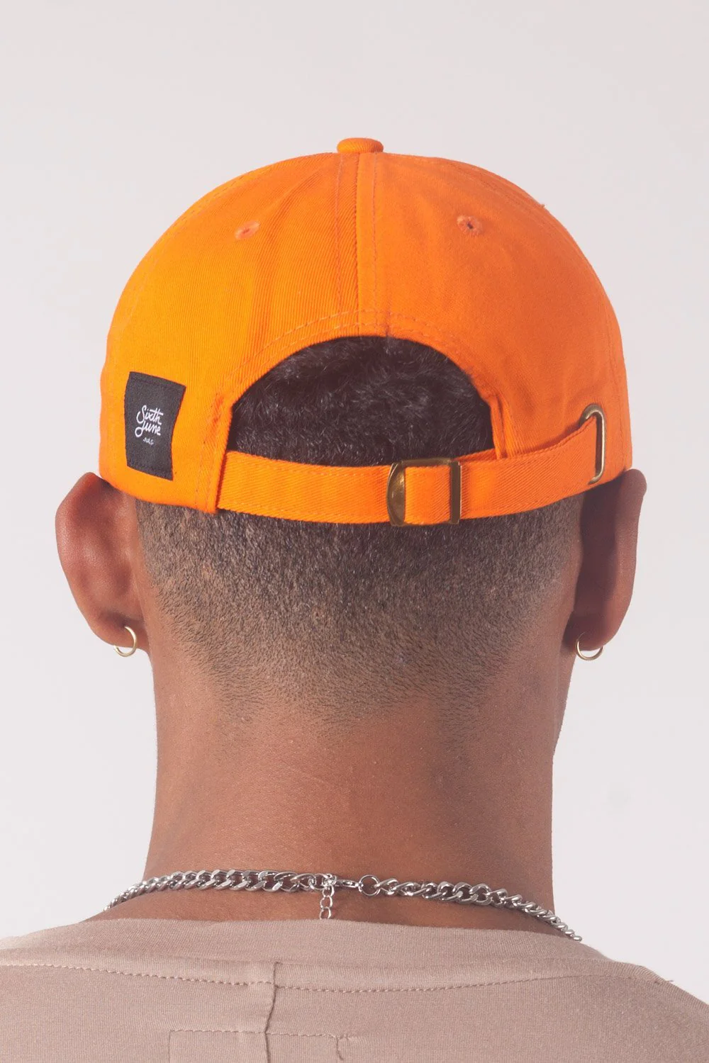 Casquette brodé SXT JUNE orange - Image 3
