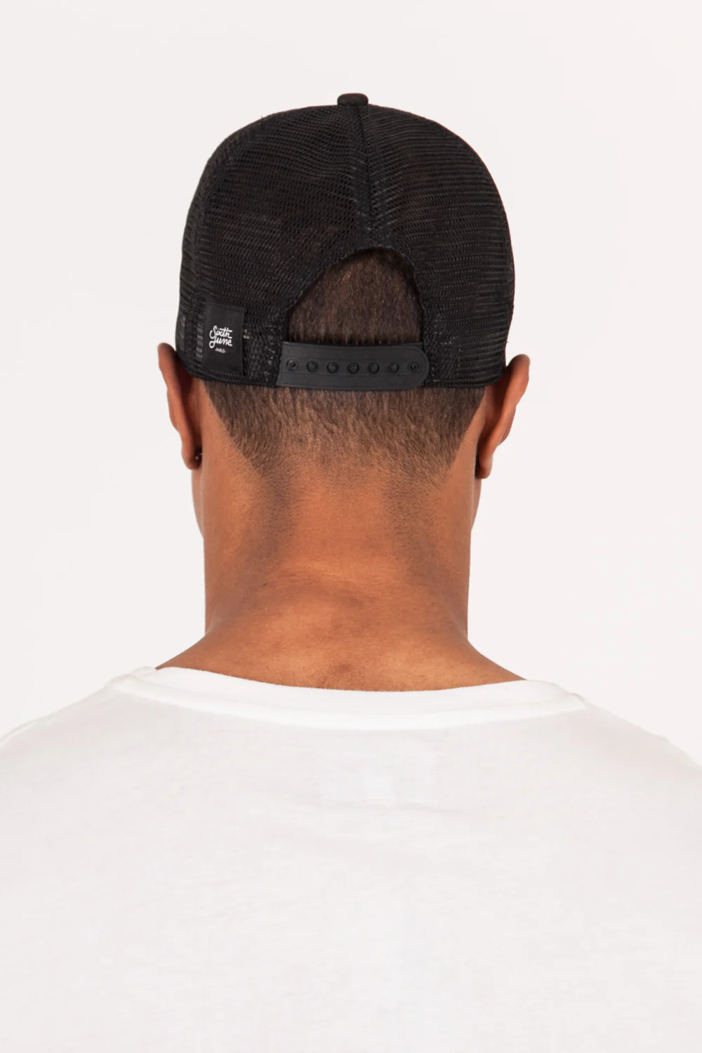 Casquette brodée signature noir - Image 4