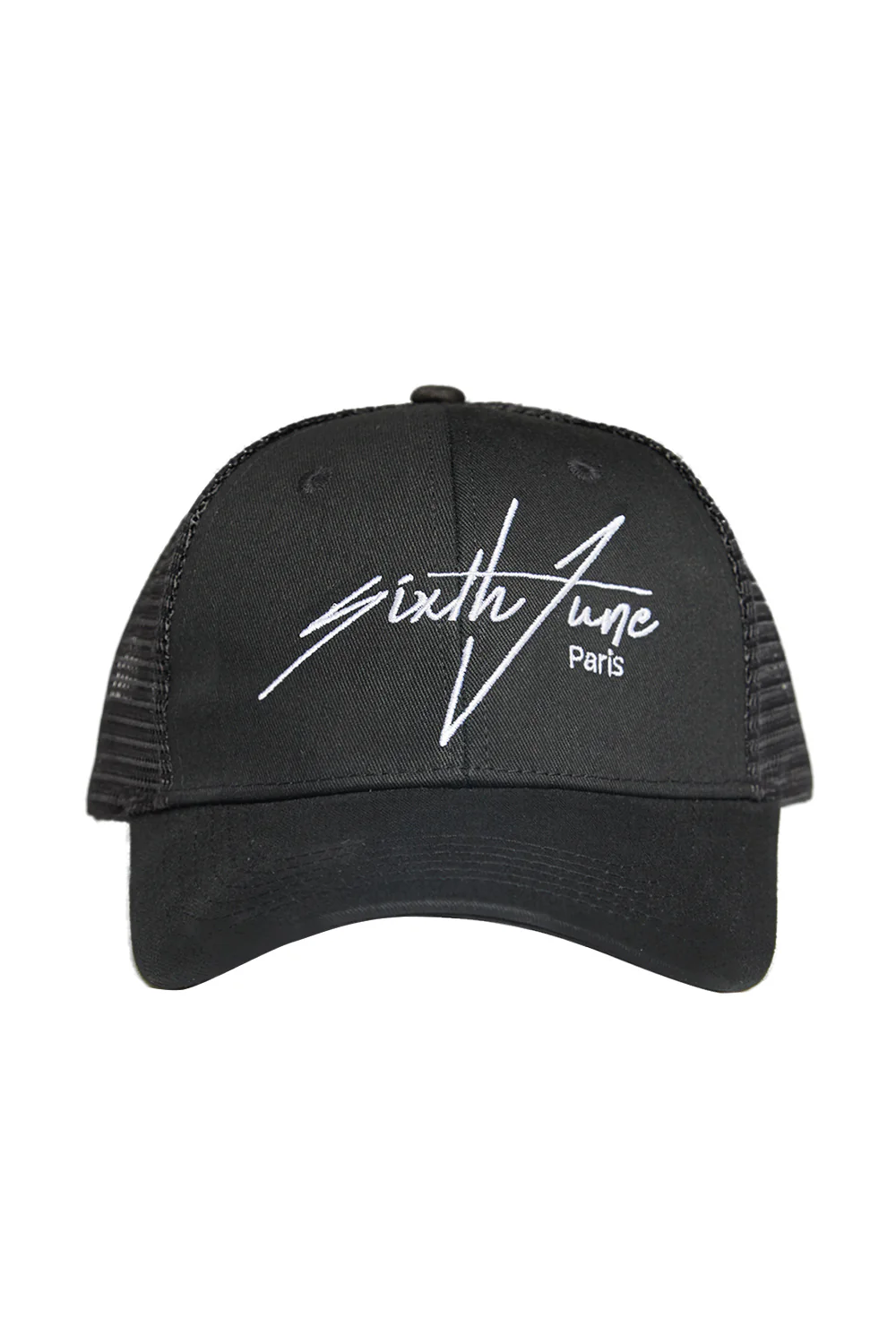 Casquette brodée signature noir - Image 6