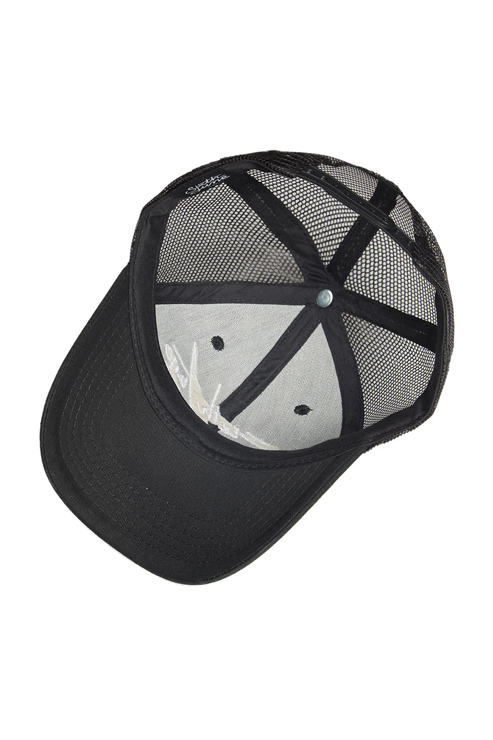 Casquette brodée signature noir - Image 7