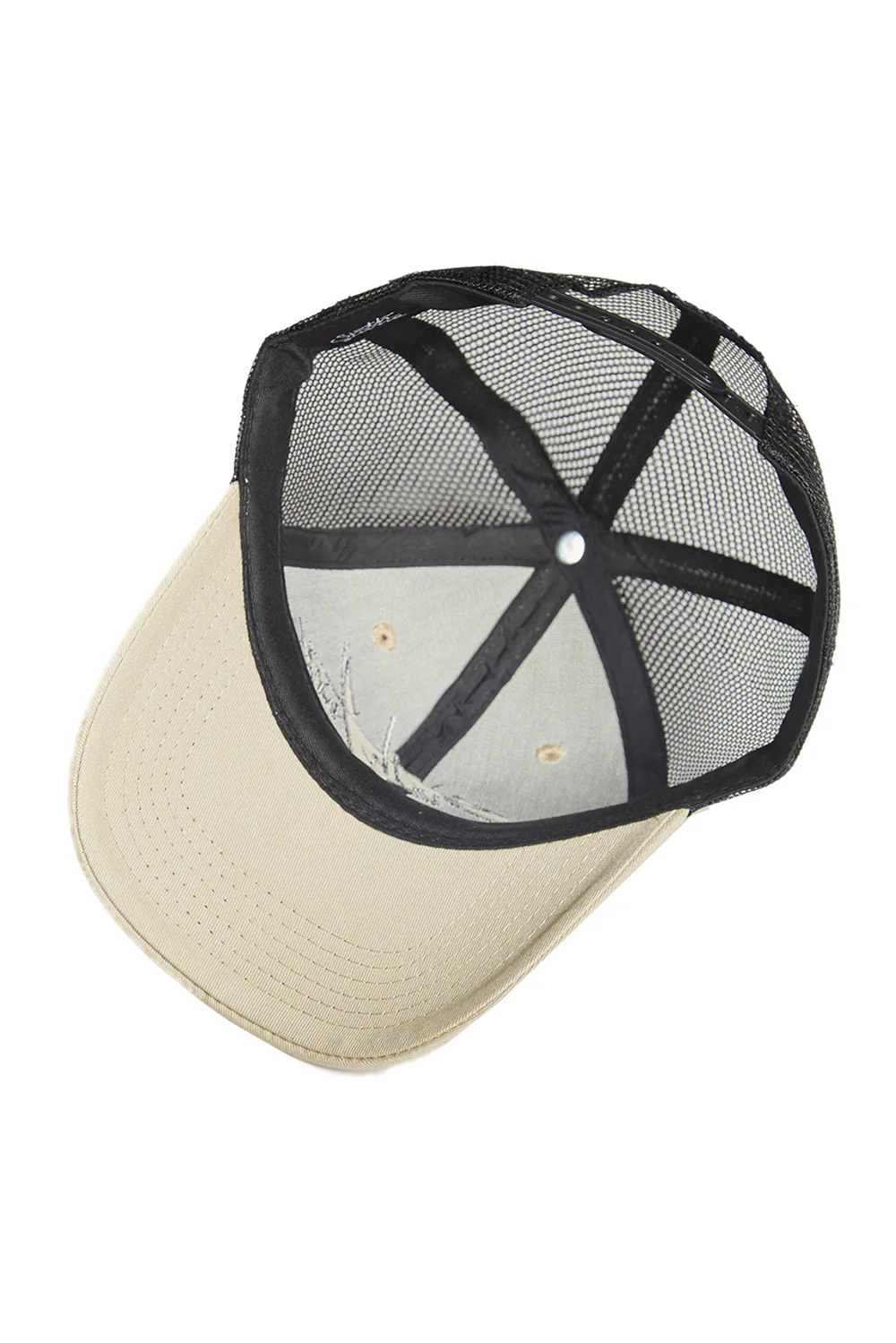 Casquette brodée signature beige - Image 7