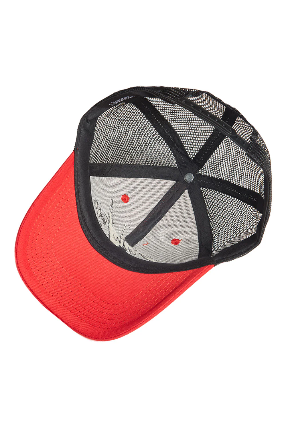 Casquette brodée signature rouge - Image 7