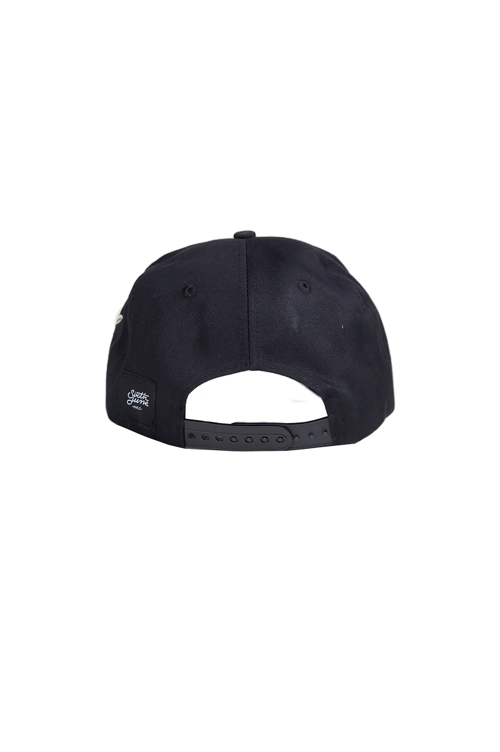 Casquette gothique fleurs noir blanc - Image 6
