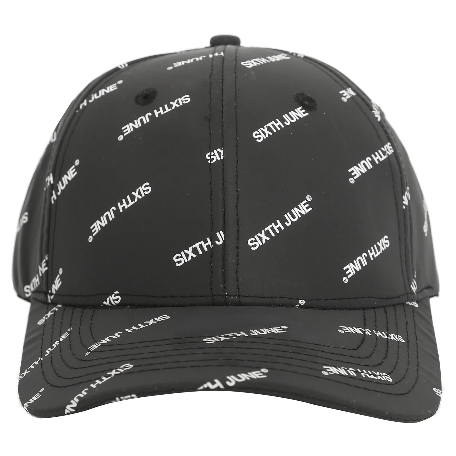 Casquette logomania réfléchissante noir - Image 5