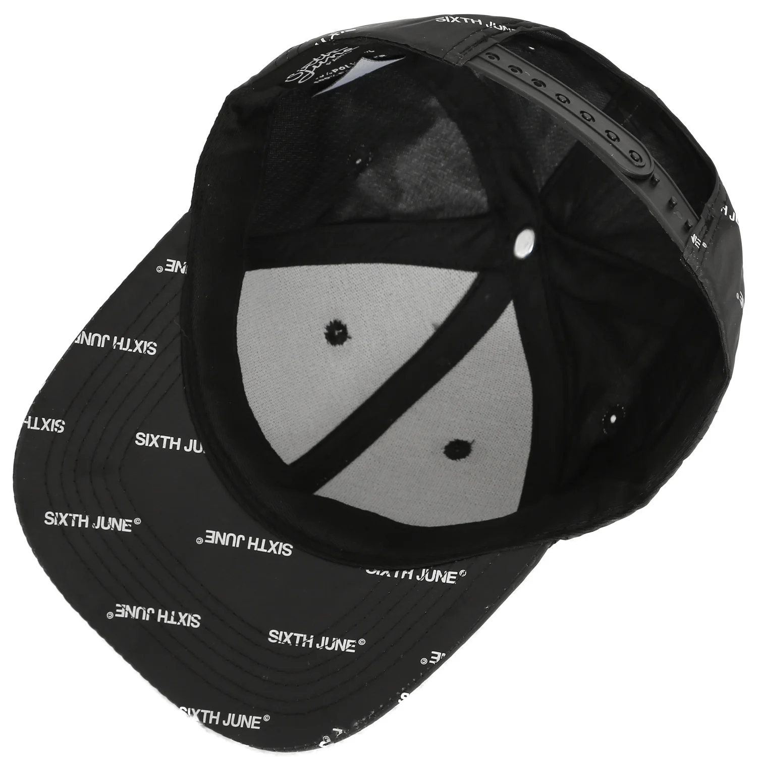 Casquette logomania réfléchissante noir - Image 6