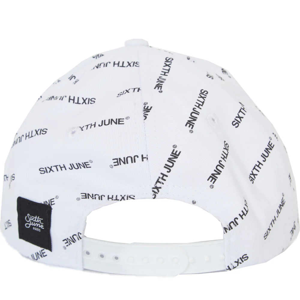 Casquette logomania blanc - Image 10