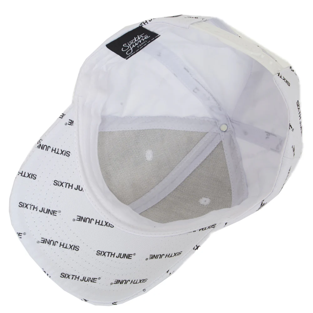 Casquette logomania blanc - Image 11