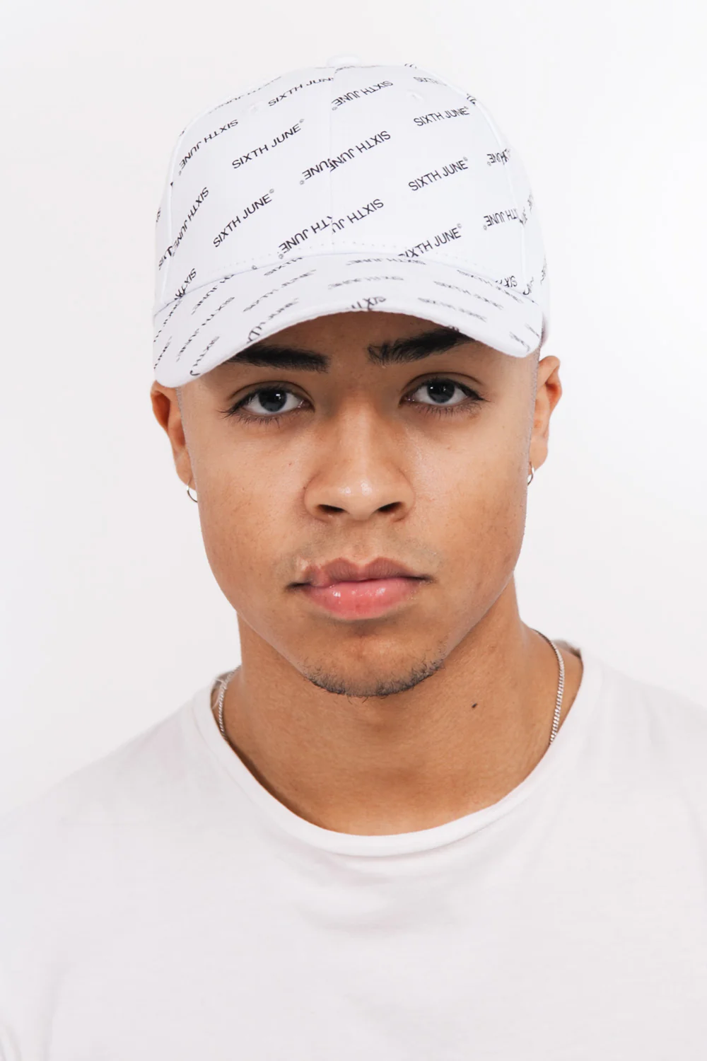 Casquette logomania blanc - Image 2