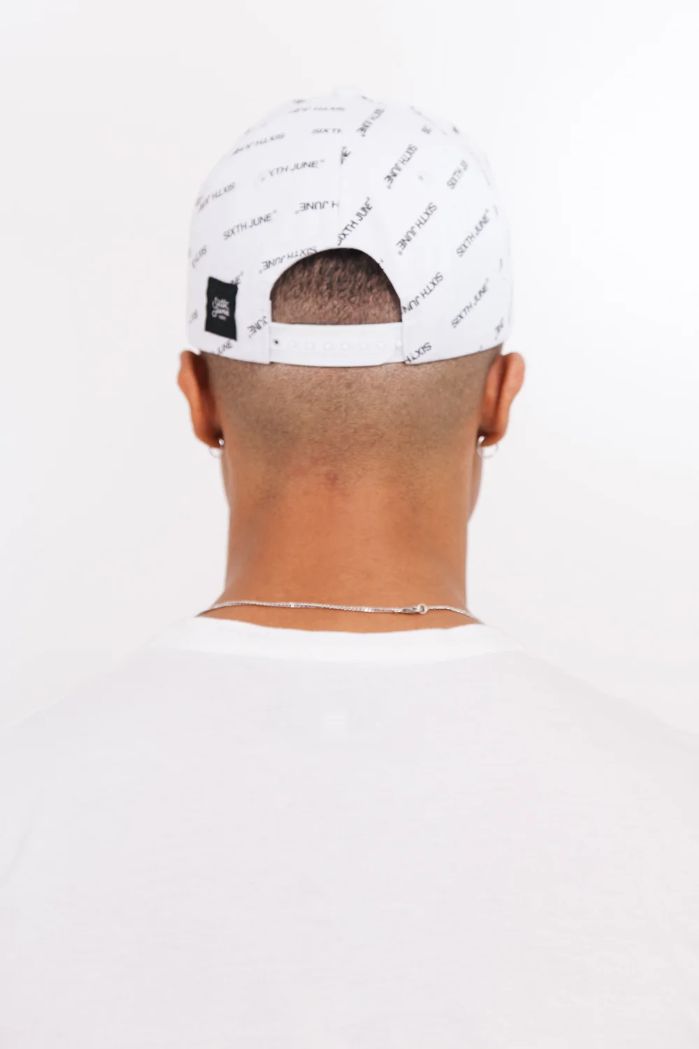 Casquette logomania blanc - Image 4