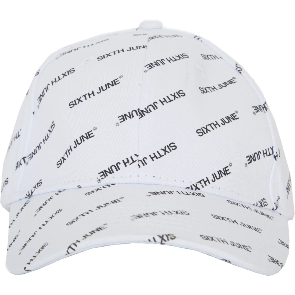 Casquette logomania blanc - Image 9