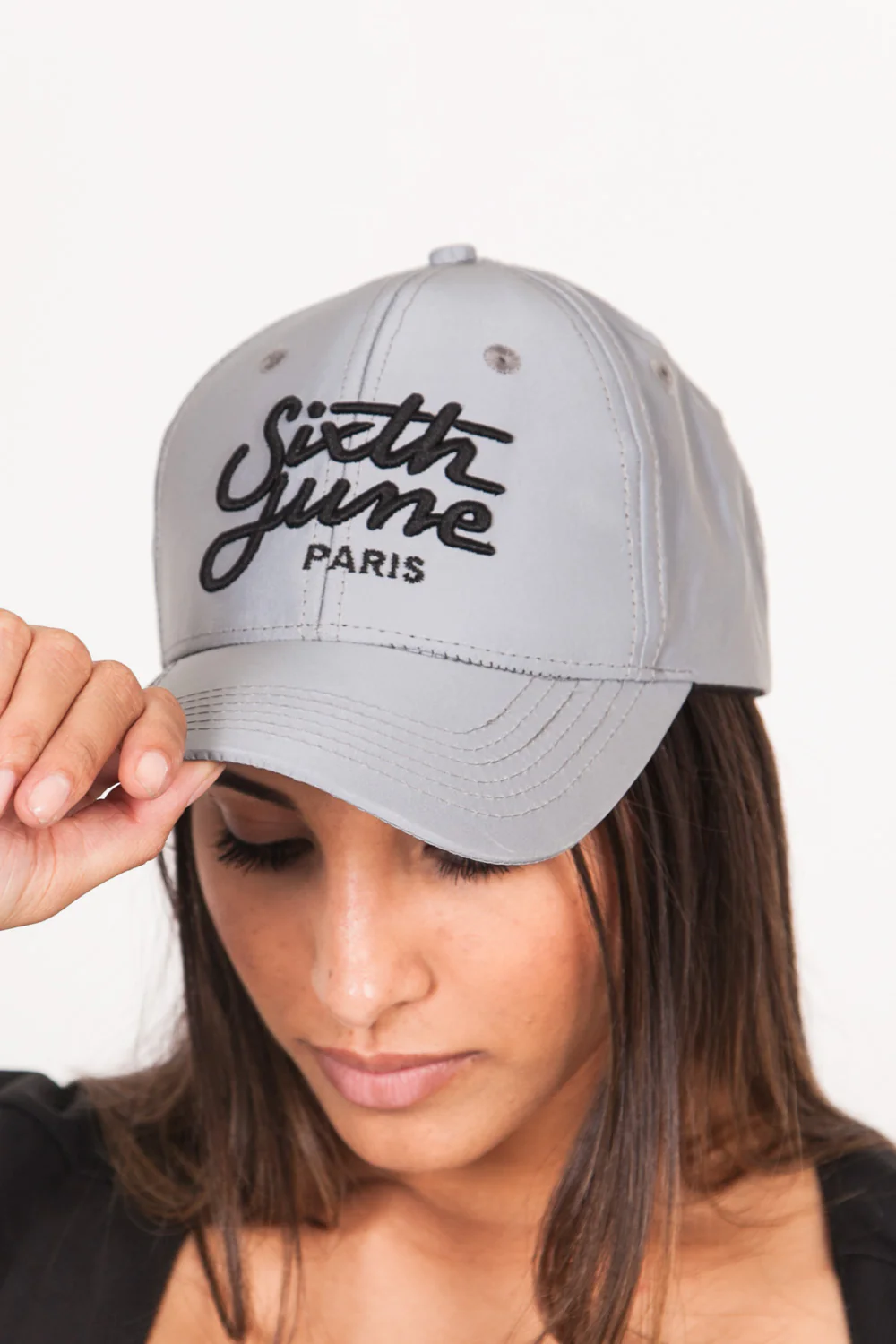 Casquette réfléchissante logo gris - Image 5