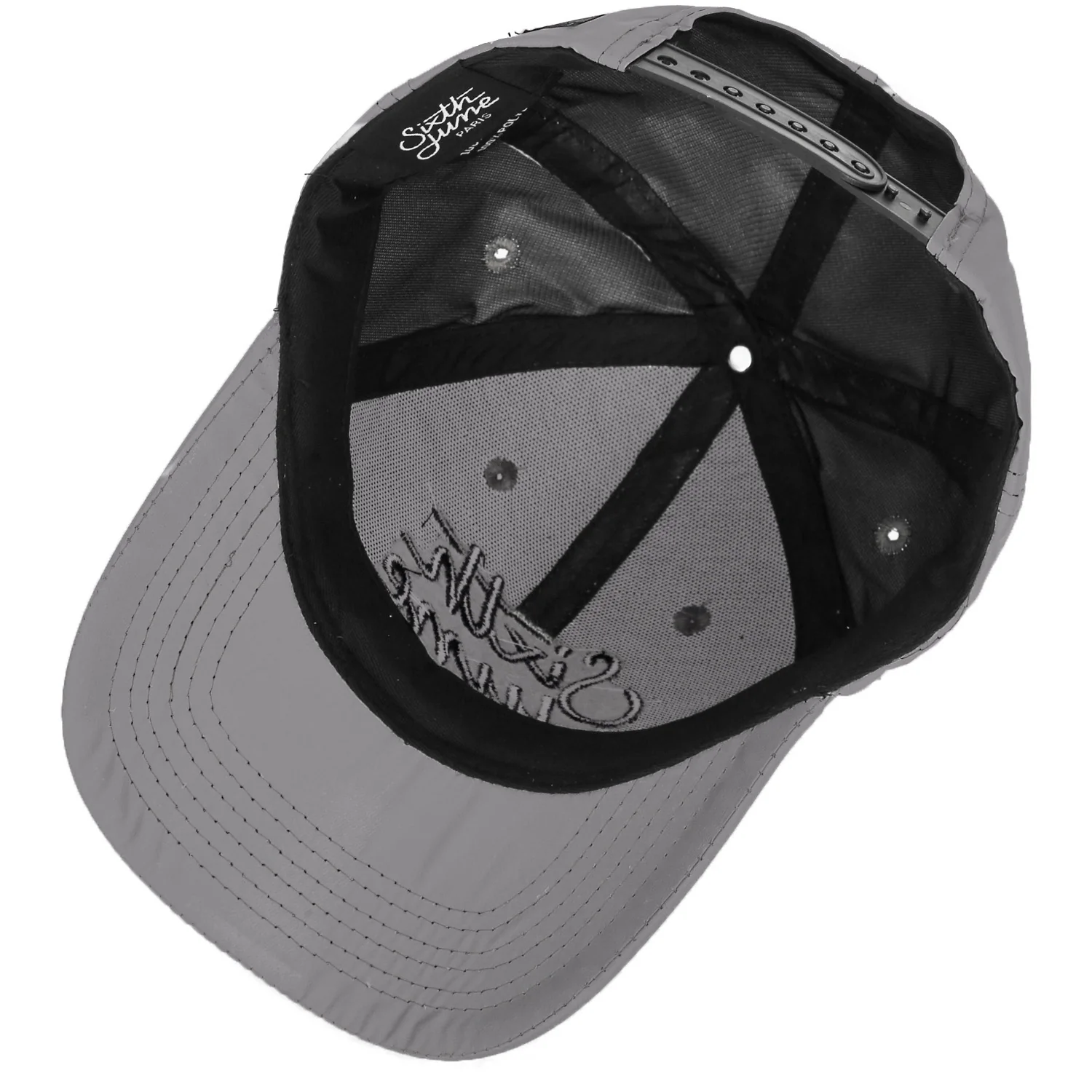 Casquette réfléchissante logo gris - Image 7