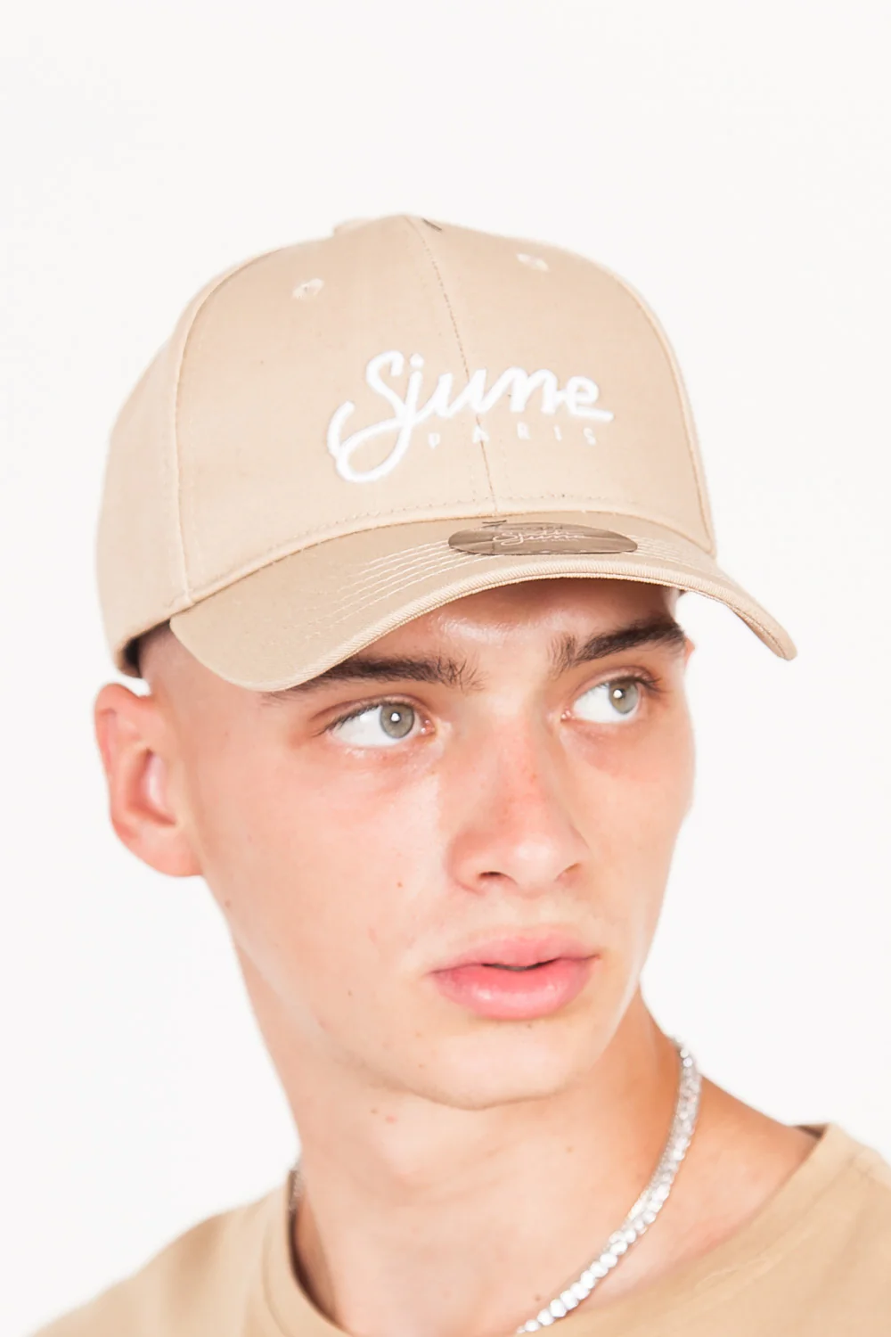 Casquette Sjune logo beige - Image 2