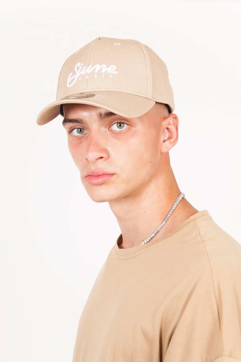Casquette Sjune logo beige - Image 3