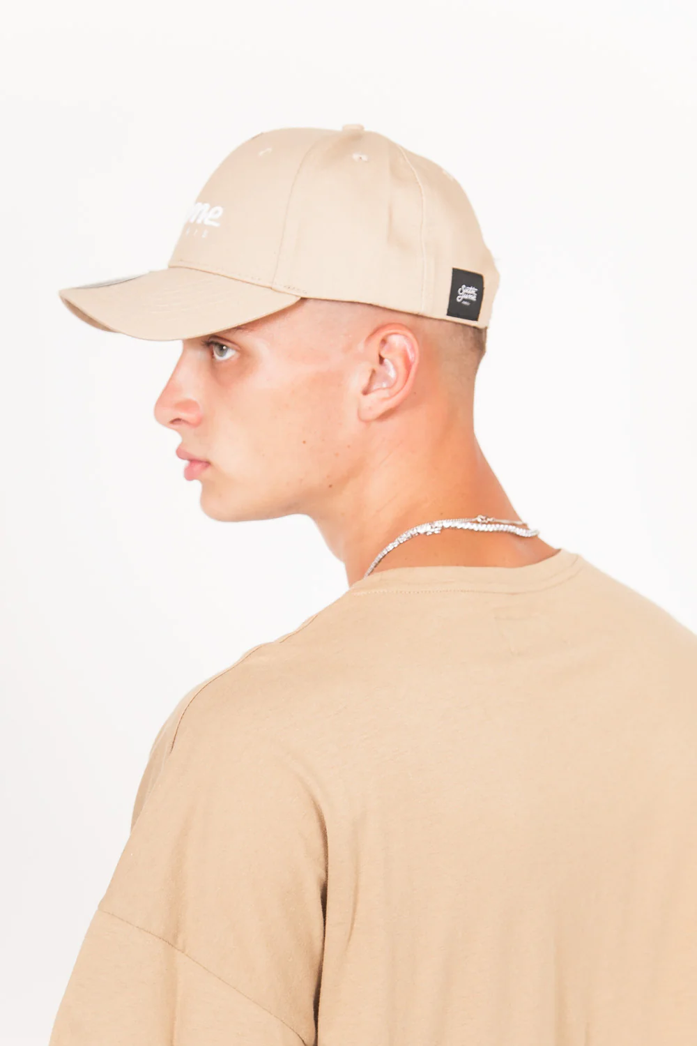 Casquette Sjune logo beige - Image 4