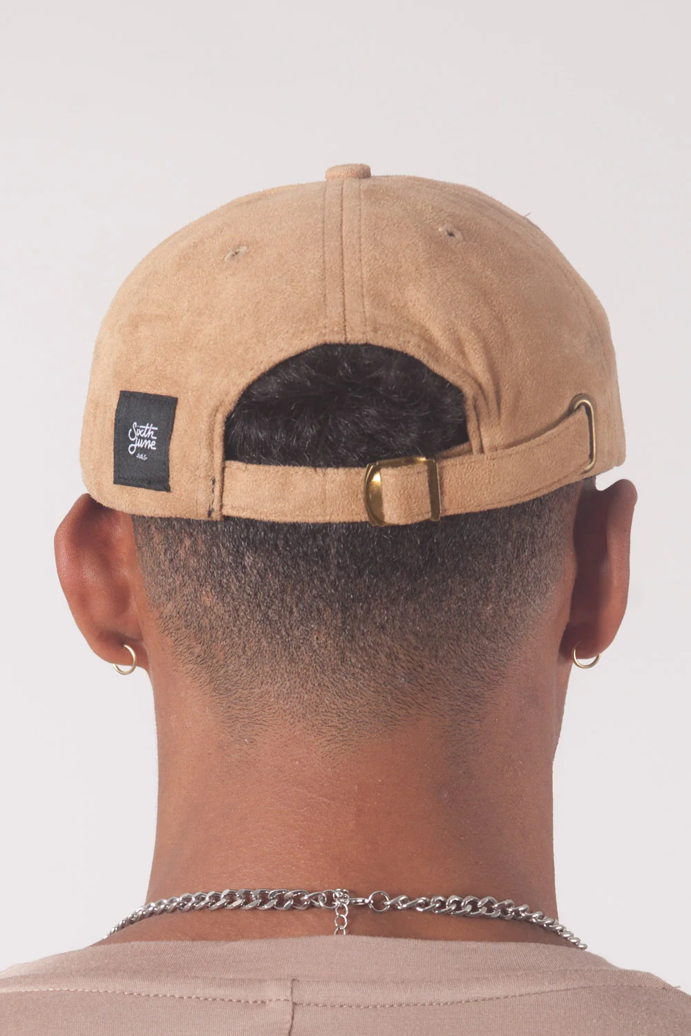 Casquette suède Crew Only beige - Image 3